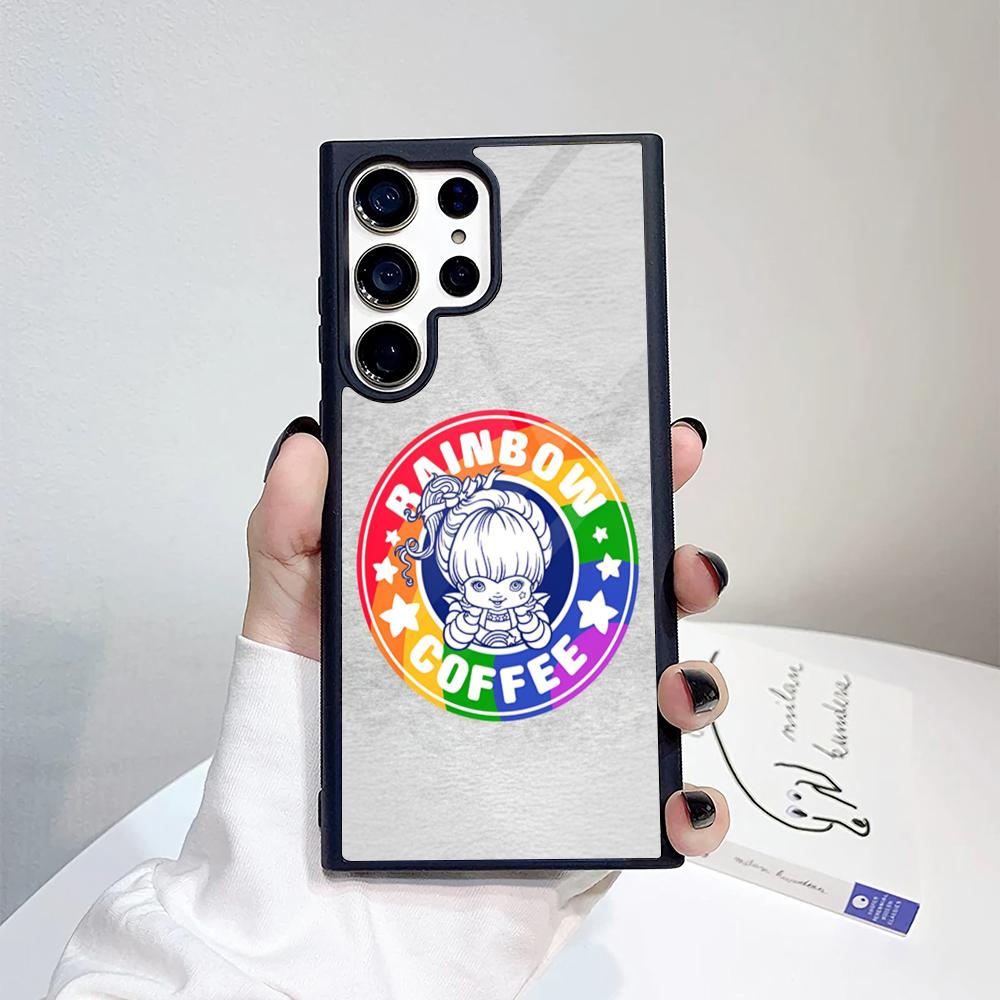 Cartoon R-Rainbow Brite Phone Case For Samsung Galaxy S26 S25 S24 S23 S22 S21 S20 FE Edge Pro Plus Ultra PC+TPU Cover