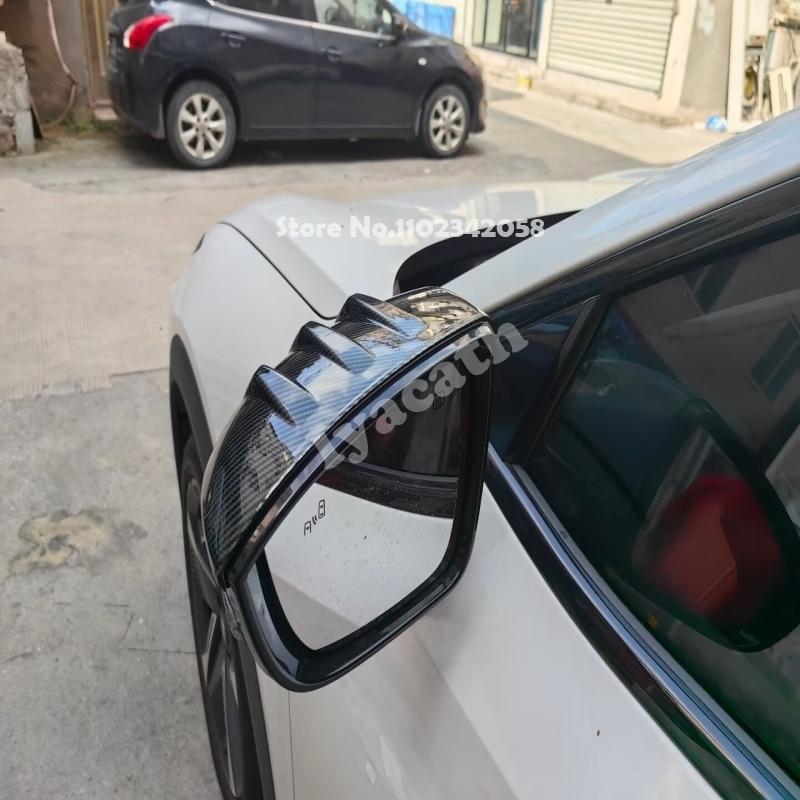 RHD LHD  For Changan Deepal S07  2024 ABS BLACK Exterior Side Mirror Cover Rearview Mirror Cap Reverse Mirror Shell Sticker