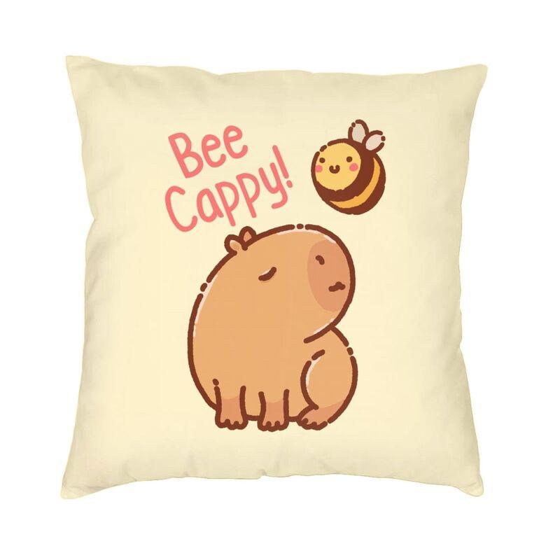Capybara Cushion Cover 40x40cm Home Decor 3D Printing Throw Pillow for Sofa Double Side 30x30cm 12x12in