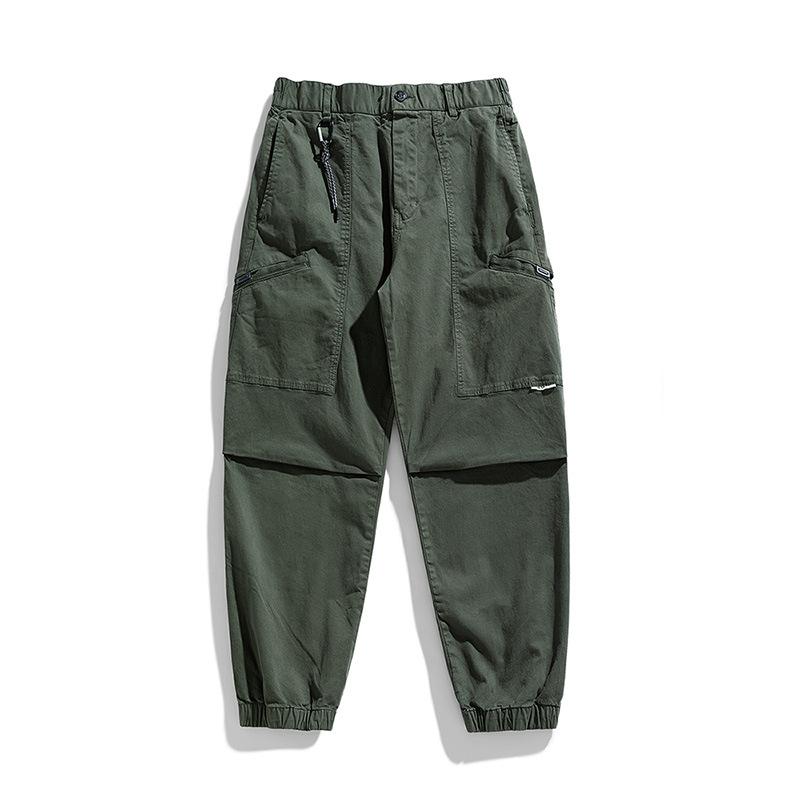 Men's Trousers, Long Pants, Work Pants, Japanese Retro Design, Fashionable, Simple and Versatile