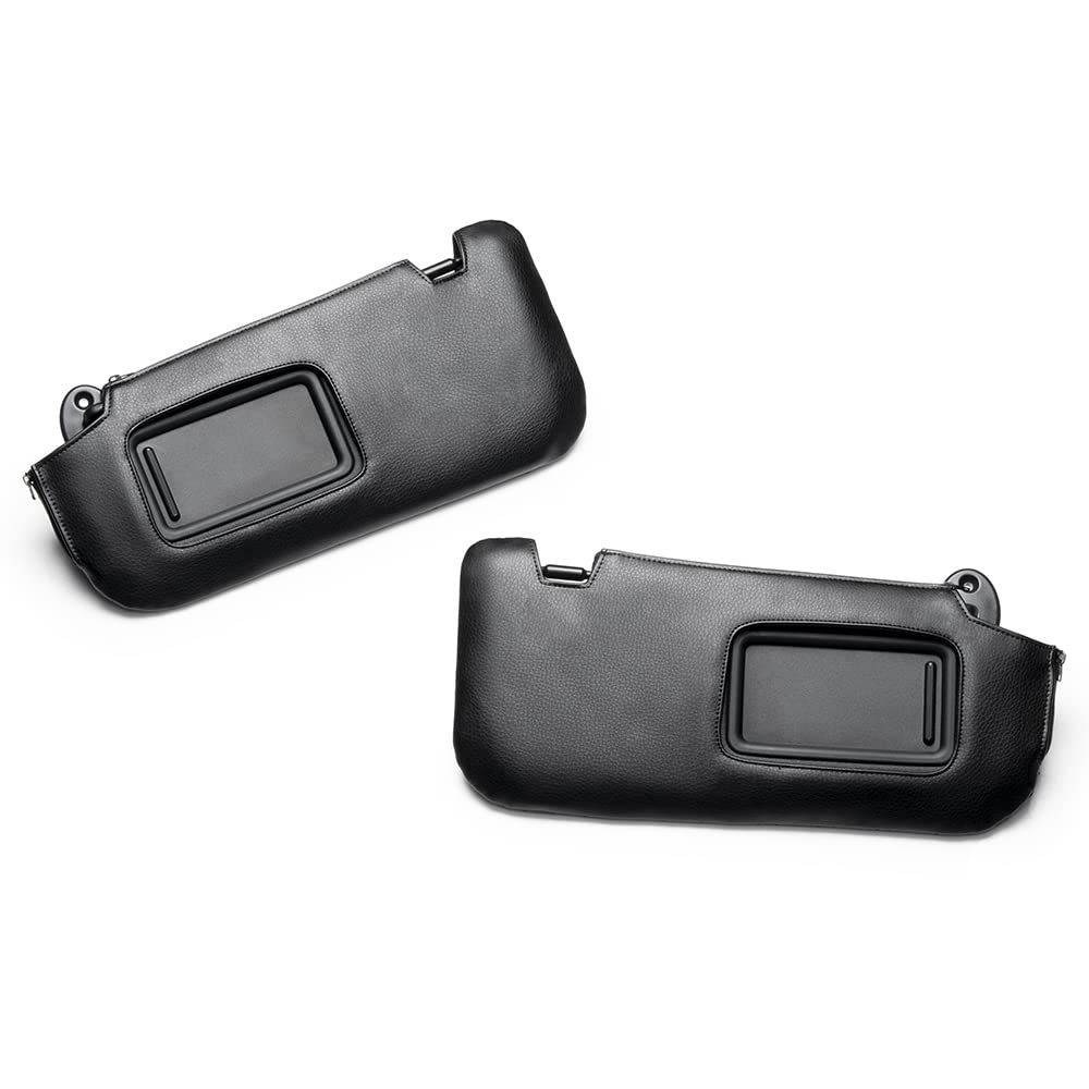 Sun Visor Cover Type Monogram Leather for Toyota December 2016 July 2023 Garson D.A.D C-HR Model ZYX11/NGX10/NGX50 Year - [D.A.D KI034-02-01 Black]