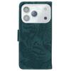 For iPhone 17 Pro Max Case Tiger Imprint Leather Wallet Phone Cover