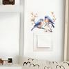 Colorful Tree Branches, Birds, Bedroom, Living Room, Switch Stickers, Home Decoration, Beautification Wall Stickers