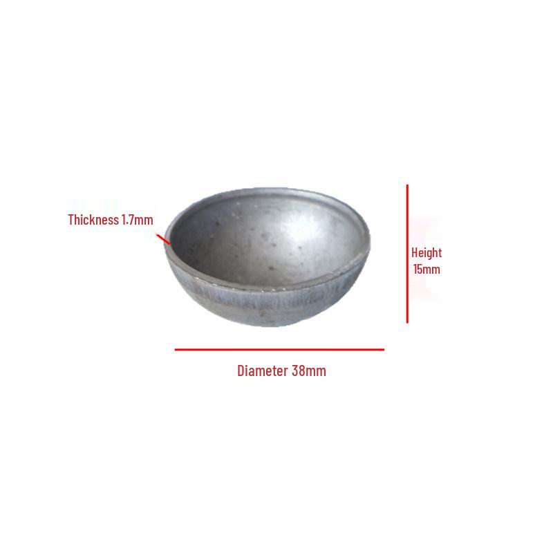Children's Indoor/Outdoor Swing Accessories: Hollow Metal Hemisphere with Flat Oval Tube Cap
