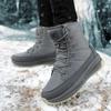 Moipheng Women Boots Waterproof Winter Shoes Female Snow Boots Platform Keep Warm Ankle Boots with Thick Fur Heels Botas Mujer