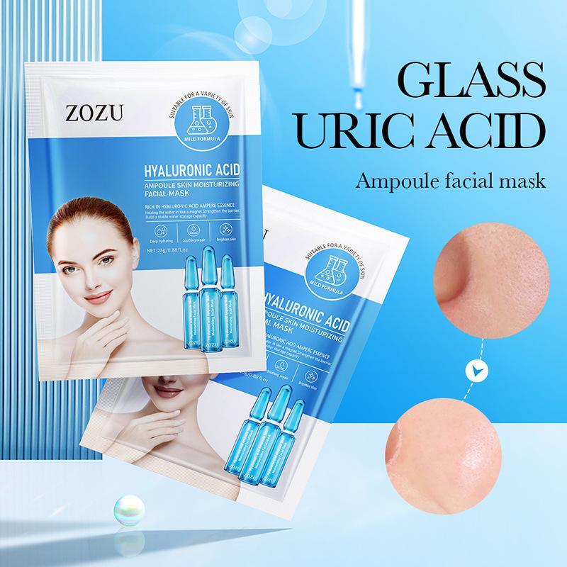 ZOZU Hyaluronic Acid Ampoule Facial Mask Hydrating Mask