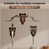 Adjustable Display Rack Wall Mount Sword Stand Multifunctional Wood Katana Holder Hook for Displaying Bow Dagger Axe Anime Prop