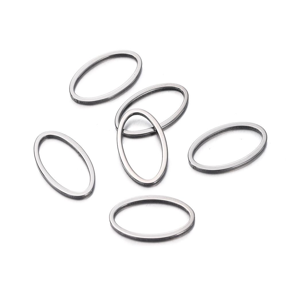 10pcs Stainless Steel Geometric Star Cross Round Frame Earrings Charms Connectors for Necklaces Earrings Jewelry Making Supplies