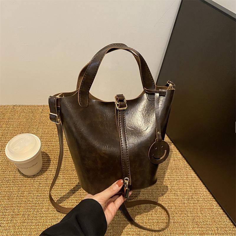 

Сумка-ведро Новая Ретро Нишевая Сумка Модная Трендовая Текстурная Сумка Женская Сумка Модная Сумка Через Плечо Городская