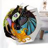 Disney Maleficent, Sorceress Automatic Open/Close Fashion umbrella - Cute Umbrella with Cute Design, Portable 3-Fold Compact Umbrella for Me