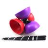 with Sticks Rope Yoyo Chinese Toy Soft Material Chinese Diabolo Diabolo Yoyo  Elderly People
