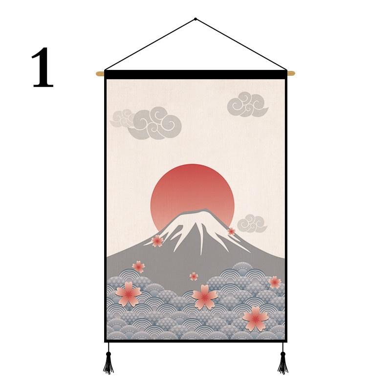 Canvas Painting Posters Japanese style Banner Flag Sushi Restaurant Decoration Home Decor Print Art Aisle Wall Art Canvas Painting for Living Room