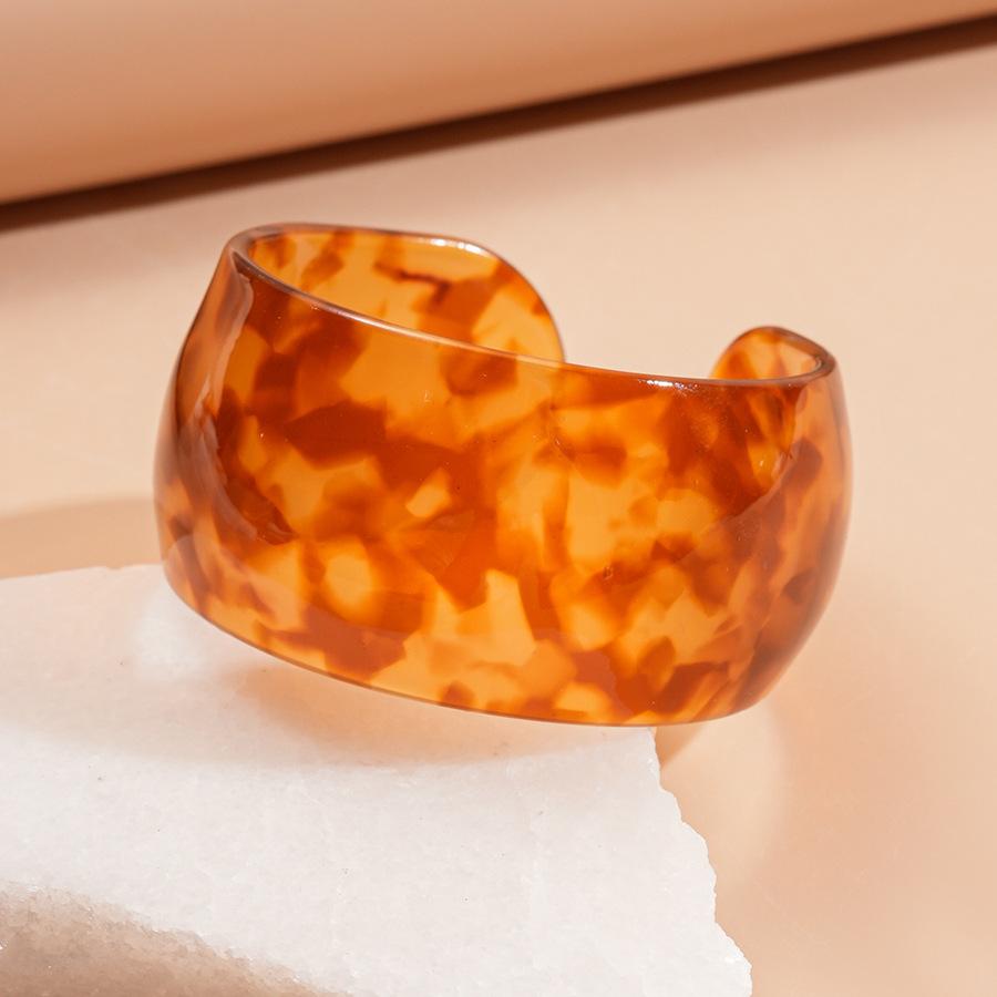 Acrylic Halo Geometric Round Eye Opening Bracelet Niche Unique Simple Jewelry