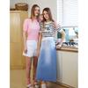 EGOIST GrAdAtion A Line Denim Long Skirt  Es2ods02 