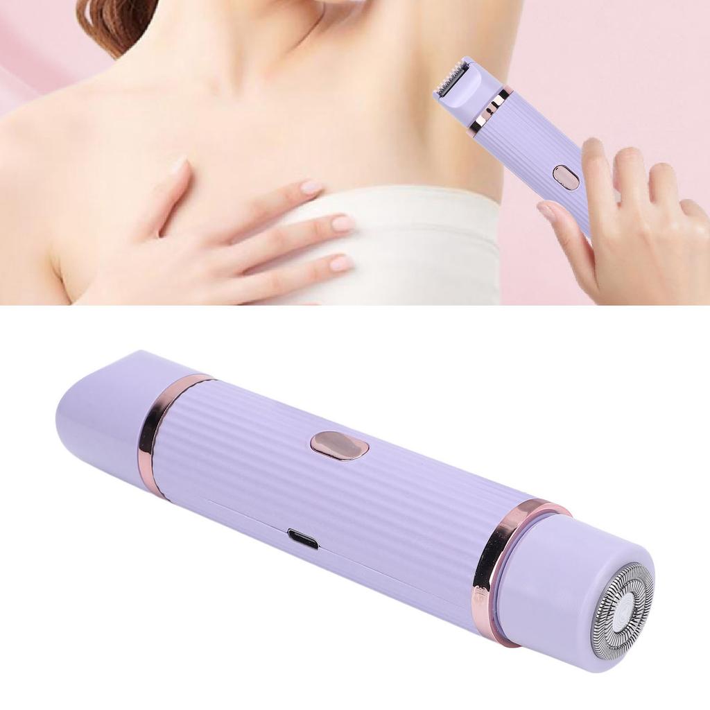 Doppelkopf Damen Trimmer Elektrischer Damen Ganzkörper Trimmer Bikini Clipper für Frauen für Achsel Bein Hand Haare