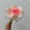 Handmade Sharp-Edged Knitted Wool Rose - Valentine's Day Gift