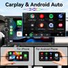 AHOUDY 7" 1 DIN CarPlay Android Auto Universal Auto Stereo Radio Touchscreen MirrorLink Reversing Camera BT