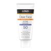 SPF50 Face Sunscreen UV Protection Body Sunscreen Tube Water Resistant Sweat Proof Lightweight Non-Greasy
