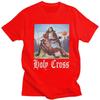 Classic Not Today Satan Jesus Crossover Basketball Holy Cross T Shirt Unisex Tshirts Casual Graphic Tee Tops Slim Fit Clothes