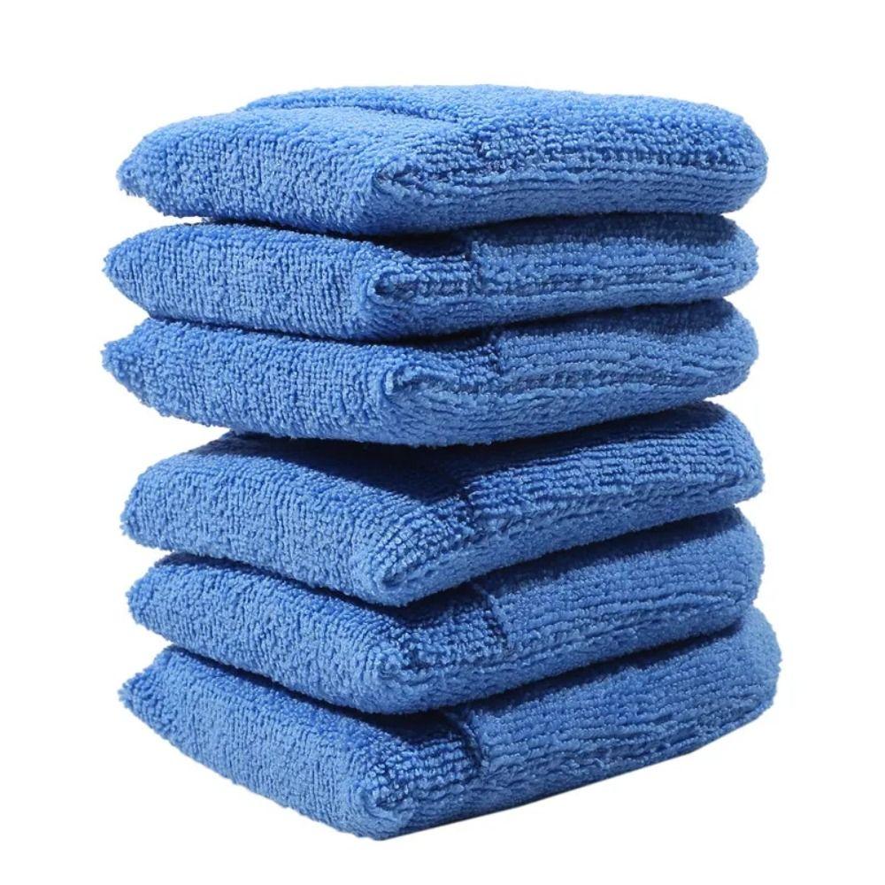 2 PCS Microfiber Car Polishing Sponge U Shape Car Wax Applicator Mitts  Car Detailing Care Tool