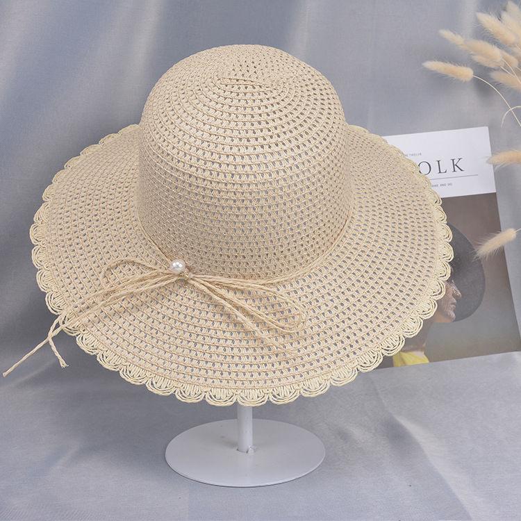 Summer Women's Sunshade Hat Tourist Beach UV Protective Beach Hat Outdoor Foldable Hat