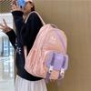 High School Student Schoolbag New Trend Fashion Multi-compartment Backpack Large Capacity Backpack