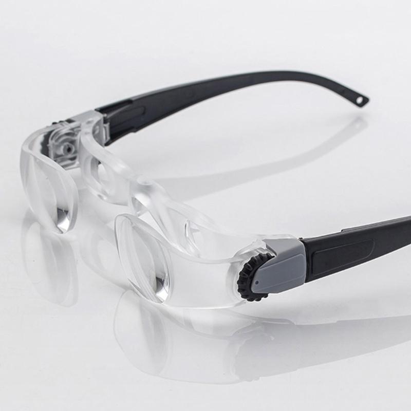 2.1x TV Glasses Distance Viewing Headband Magnifier Headset Magnification Glass