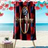 Bologna Fc Custom Name Print Beach Towel Large Soft Quick Dry Towel For Beach Camping Swimming