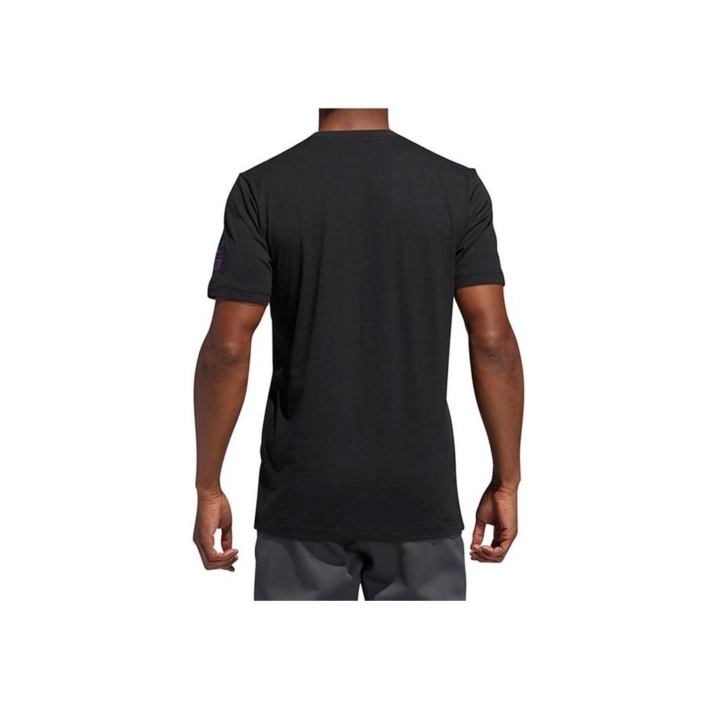 Adidas X Marvel Dame Black Panther Avengers Basketball Short Sleeve T-Shirt Men Tops DU6716