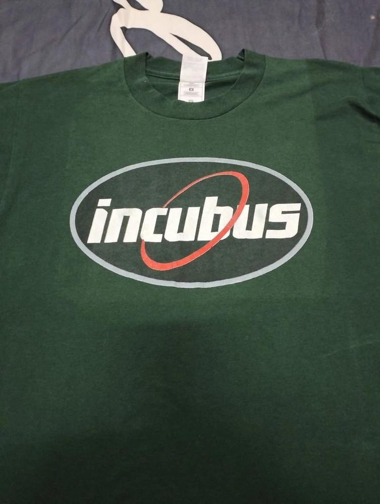 Incubus BAND Logo FOREST GREEN COTTON T Shirt Full Size S-5XL Unisex T-Shirt XL