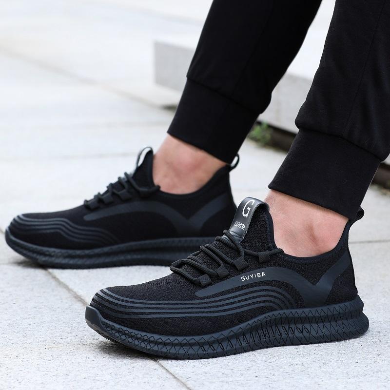 Sicherheitsschuhe für Herren mit Stahlkappe, Anti-Smash-Arbeitsschuhe, Turnschuhe, leichte, pannensichere, unzerstörbare Schuhe, Dropshipping