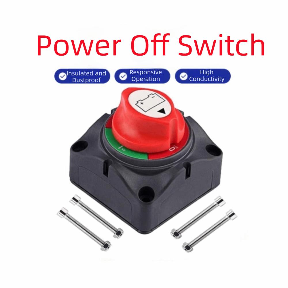 2 Position Battery Disconnect Switch 2 Pin Rotary Switch Battery Selector Switch For Marine