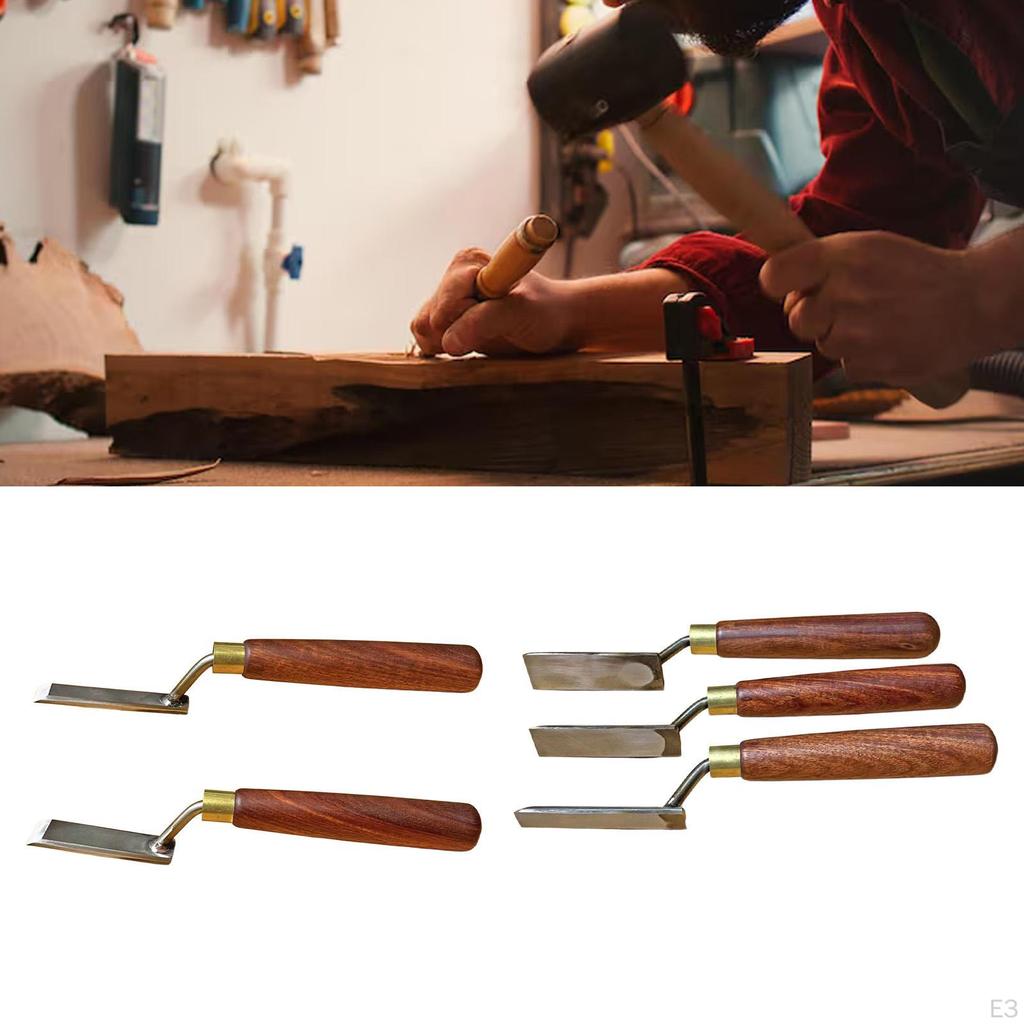 Wood Chisel Lightweight Steel Beveled Edge Carpenter for Beginners Hobbyists 1 cm witdh