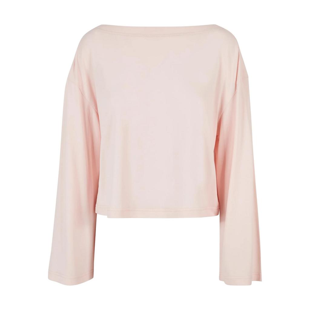 Urban Classics Womens/Ladies Modal Boat Neck Long-Sleeved T-Shirt