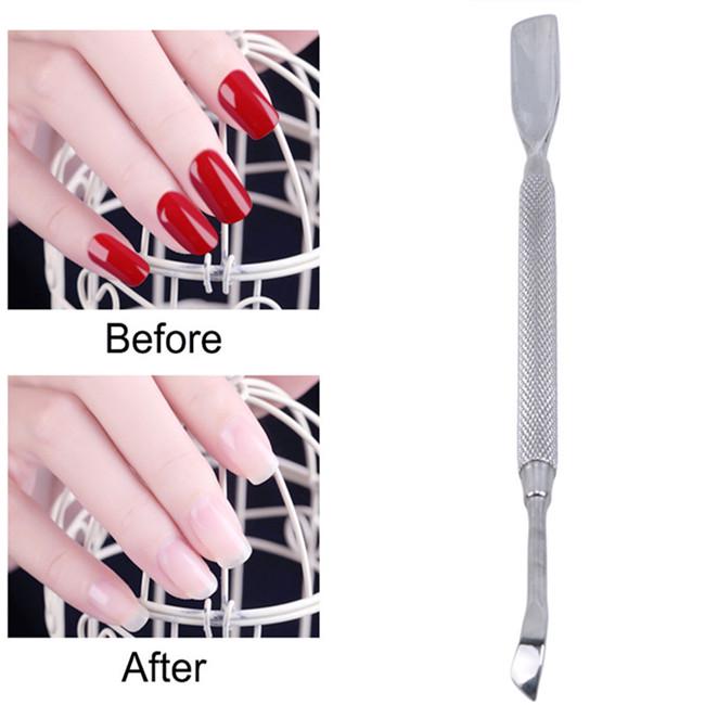 Buy Stainless Steel Cuticle Pushers Finger Dead Skin Remover Push
