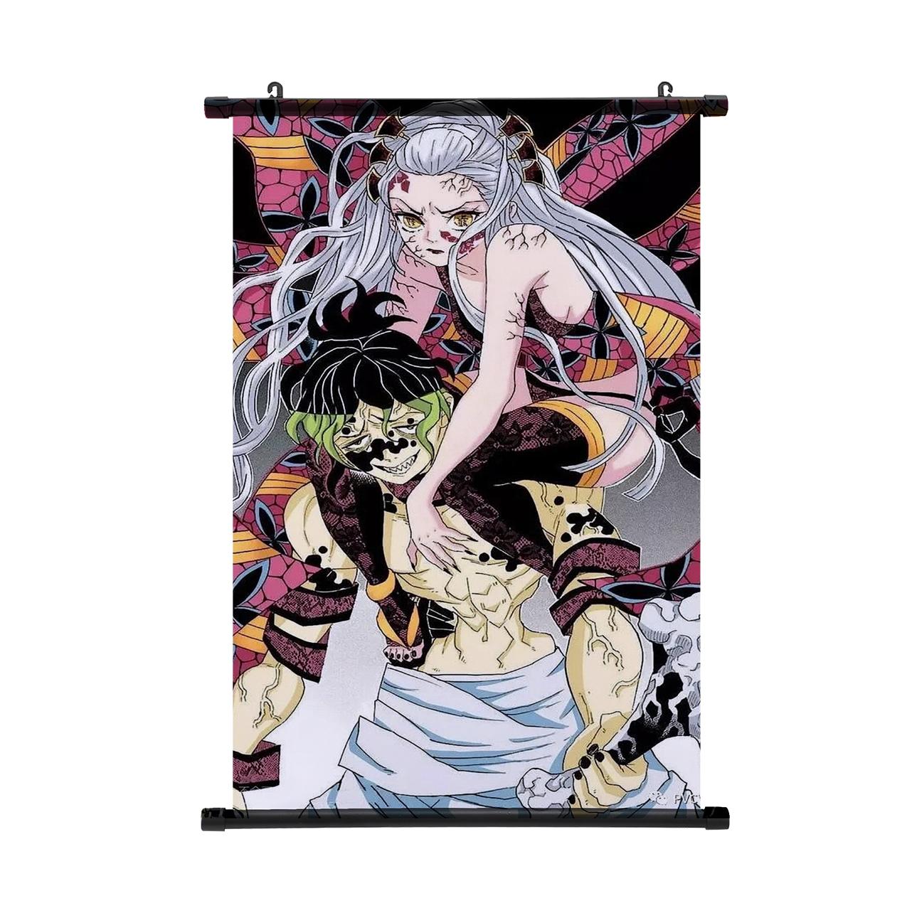 

Постер Вбивця Демонів Kimetsu No Yaiba Незуко Підвісна Картина Настінний Сувій Постер Аніме Камадо Тандзіро Картина Прикраса для Дому 40*60cm дубильна кора