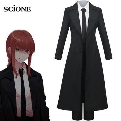 Anime 4 τμχ Πλήρες σετ Αλυσοπρίονο Man Makima/Power Uniform Κοστούμια Cosplay Αποκριάτικο κοστούμι