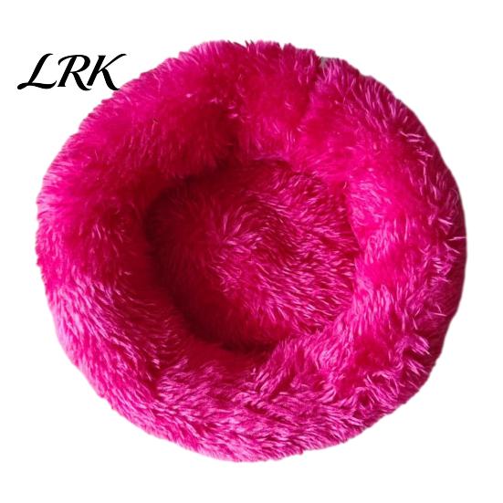 Cozy Bed for Parrots Shaggy Plush Parrot Bed, Warm Fuzzy Sleeping Pad, Round Fluffy Soft Nest Sugar Gliders Winter Hamsters Budgies Lovebirds