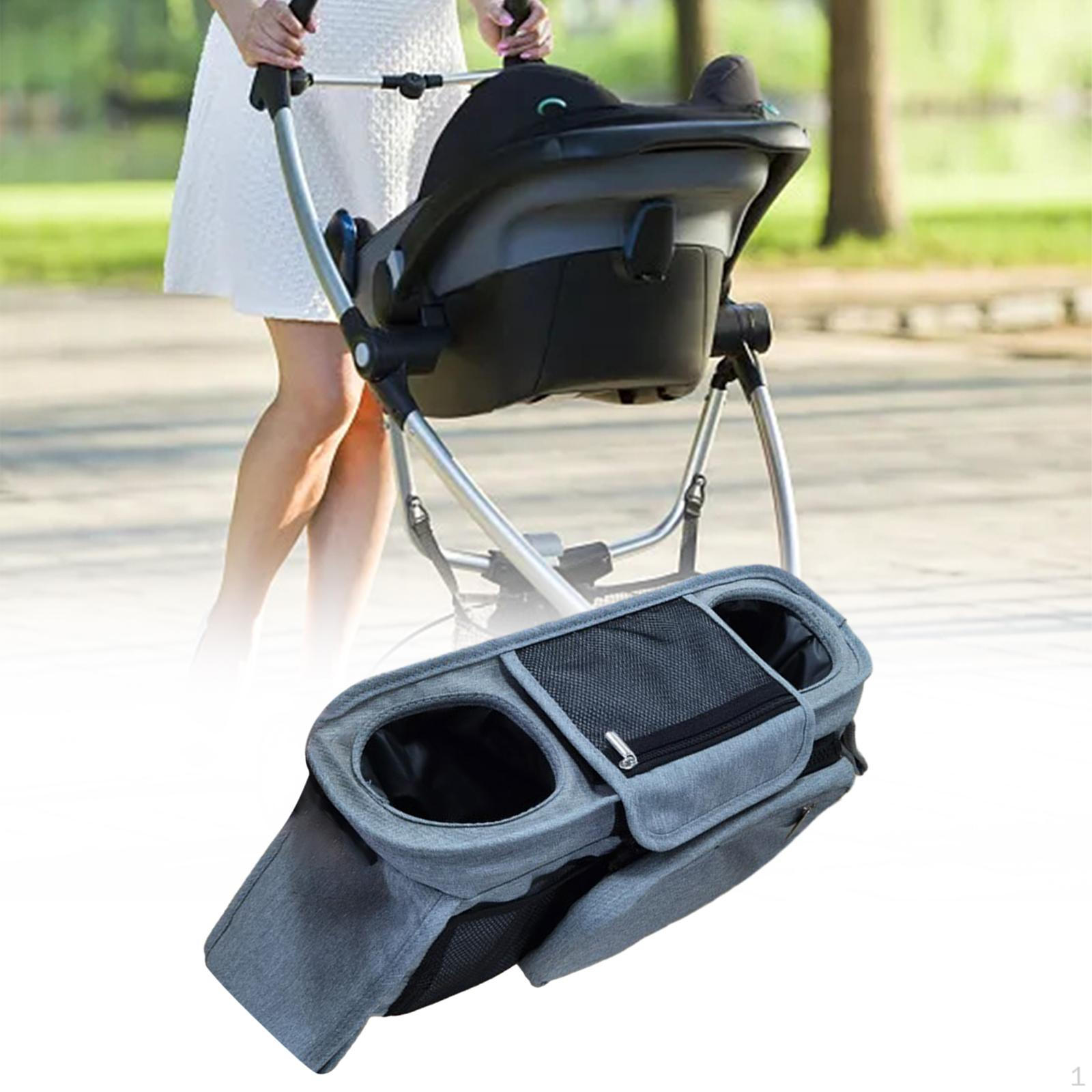 

Organizer Bag Essentials Storage, Universal Tote Bags, Mommy Travel for Pram and Pet s Shopping сірий колір