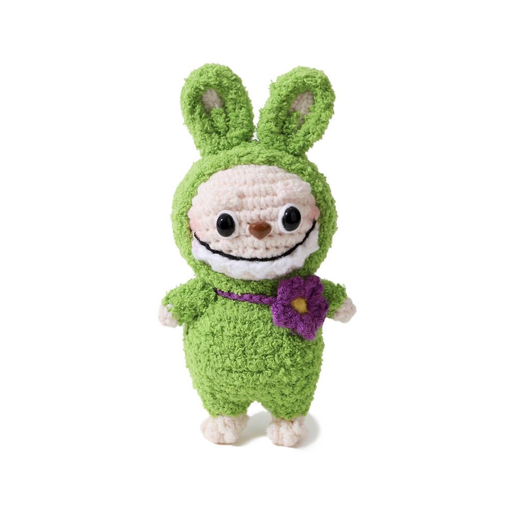 Toys Knitted Animal Stuffed Doll Macaron Color Decoration Gifts Kids