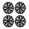 4PCS 19in Wheel Hub Cap Bright Black Hubcap Wheels Rim Covers Replacement for Tesla Model Y 2021 To 2024