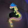 Figurină cu dragon articulat imprimată 3D Articulații mobile, care strălucește în întuneric, figurină de acțiune, jucărie, ornament pentru copii, adulți, colecție, cadouri