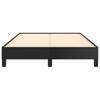 Bed Frame without Mattress Black 120 x 190 cm Faux Leather