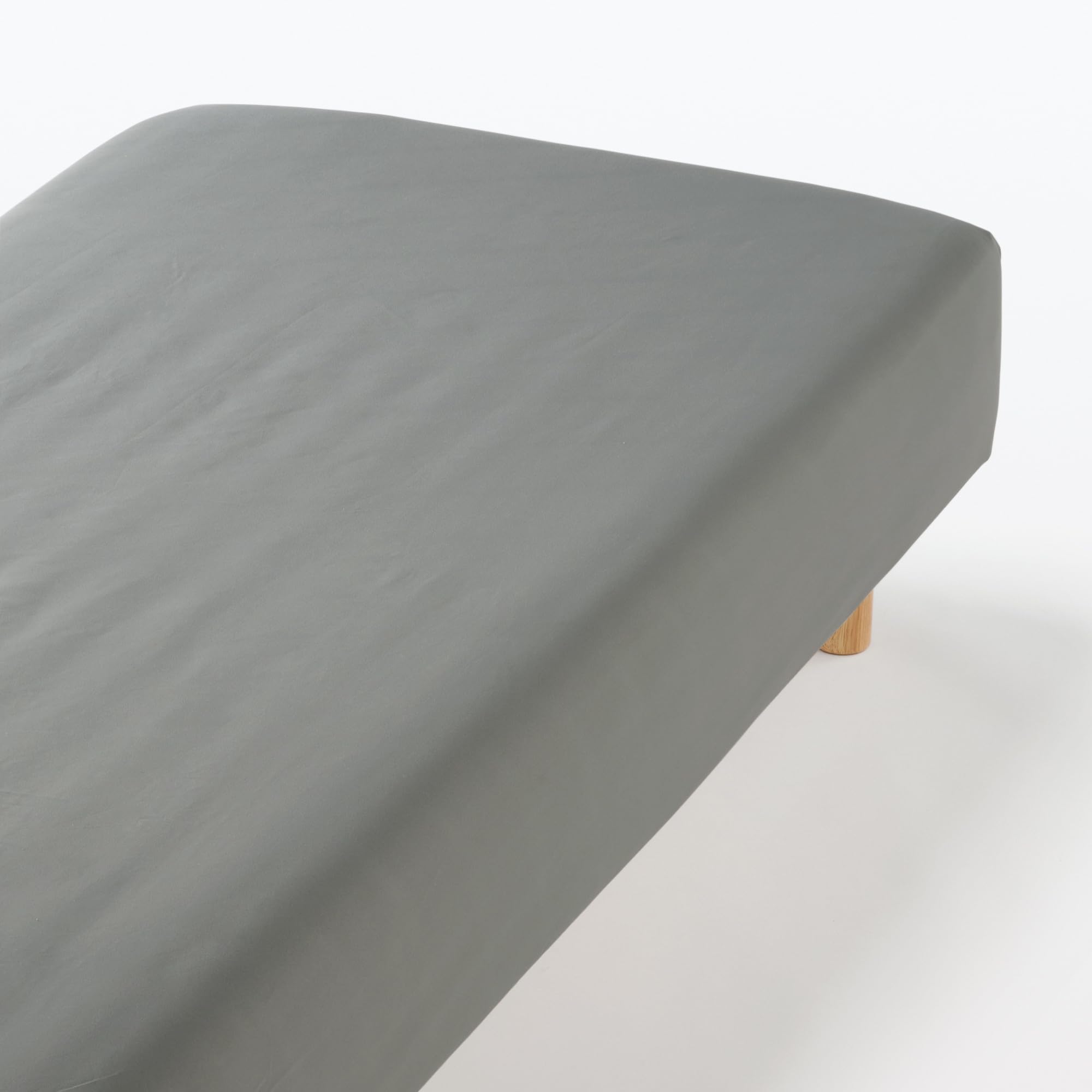 

MUJI Простыня на резинке из переработанного полиэстера 120 x 200 x 84738920 Быстросохнущая, SD, 18-28 см, Зеленая, зелёный