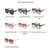 Large Square Frame Sunglasses Europe and The United States Fashion Trend Personality Net Red Lady Sunglasses Gift Glasses Box