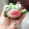 Pendant Soft Toy Stuffed Animals Plush Keychain Plush Keyring Stuffed Toys Big Mouth Frog Doll