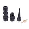 Inflatable Sup Pump Valve Adapter Set - Standard Air Valve Adapter With 4 Nozzles, Air Pump Converter For Kayaking Surfboard