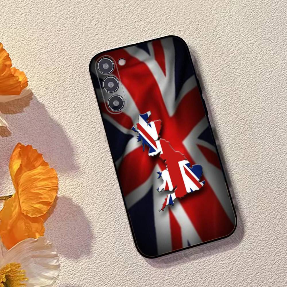 England F-Flagge Anfeuern bei Fußballwettbewerben Handyhülle Silikon Weich Für Samsung Galaxy A73,A72,A71,A70,A53,A52,A51
