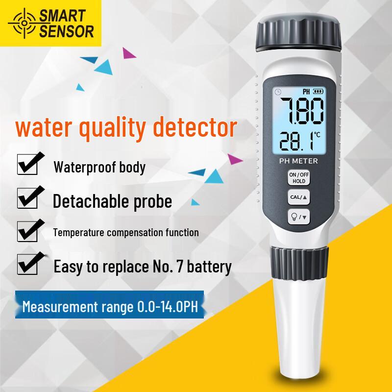 Smart Sensor PH818 pH Water Quality Tester Pen