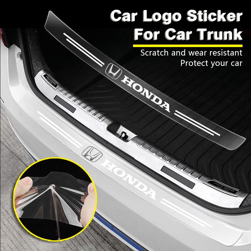 Transparent Car Trunk Badge Protective Sticker for Honda Civic Xrv Hrv Crv Brv City Accord Fit Jazz Insight Pilot Passport Stepwgn